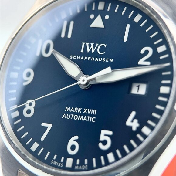 IWC Pilot Mark Stainless Steel Blue Dial 40mm Automatic Men’s Watch IW327004 - Picture 2 of 10